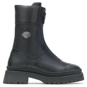 HARLEY DAVIDSON Women's Kavan 9-Inch Zip-Up Leather Fashion Boots D65003 10 NWT